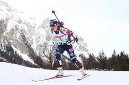 21.01.2011, Antholz, Italy (ITA): Laura Spector (USA), Madshus, Rottefella, adidas - IBU world cup biathlon, sprint women, Antholz (ITA). www.nordicfocus.com. © Manzoni/NordicFocus. Every downloaded picture is fee-liable.