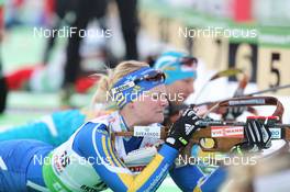 21.01.2011, Antholz, Italy (ITA): Jenny Jonsson (SWE), Fischer, Rottefella, Leki, adidas - IBU world cup biathlon, sprint women, Antholz (ITA). www.nordicfocus.com. © Manzoni/NordicFocus. Every downloaded picture is fee-liable.