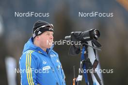 21.01.2011, Antholz, Italy (ITA): Staffan Eklund (SWE), coach Sweden - IBU world cup biathlon, sprint women, Antholz (ITA). www.nordicfocus.com. © Manzoni/NordicFocus. Every downloaded picture is fee-liable.