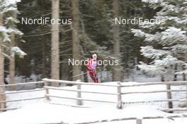 19.01.2011, Antholz, Italy (ITA): Ann Kristin Aafedt Flatland (NOR), Madshus, Rottefella, Alpina, Swix, ODLO - IBU world cup biathlon, training, Antholz (ITA). www.nordicfocus.com. © Manzoni/NordicFocus. Every downloaded picture is fee-liable.