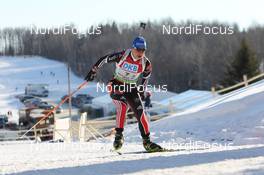 05.02.2011, Presque Isle, United States of America (USA): Magdalena Neuner (GER), Fischer, Rottefella, Exel, adidas - IBU world cup biathlon, relay mixed, Presque Isle (USA). www.nordicfocus.com. © Manzoni/NordicFocus. Every downloaded picture is fee-liable.