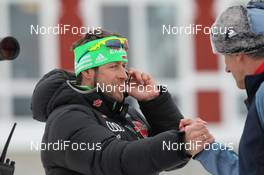 04.02.2011, Presque Isle, United States of America (USA): Mark Kirchner (GER), coach Team Germany - IBU world cup biathlon, sprint men, Presque Isle (USA). www.nordicfocus.com. © Manzoni/NordicFocus. Every downloaded picture is fee-liable.
