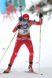 04.02.2011, Presque Isle, United States of America (USA): Nina Klenovska (BUL) - IBU world cup biathlon, sprint women, Presque Isle (USA). www.nordicfocus.com. © Manzoni/NordicFocus. Every downloaded picture is fee-liable.