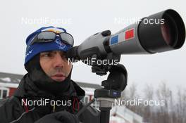 02.02.2011, Presque Isle, United States of America (USA): Siegfried Mazet (FRA), coach team France - IBU world cup biathlon, training, Presque Isle (USA). www.nordicfocus.com. © Manzoni/NordicFocus. Every downloaded picture is fee-liable.