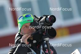 03.02.2011, Presque Isle, United States of America (USA): Gerald Hoenig (GER), Coach Team Germany - IBU world cup biathlon, training, Presque Isle (USA). www.nordicfocus.com. © Manzoni/NordicFocus. Every downloaded picture is fee-liable.