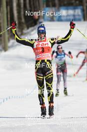 13.02.2011, Fort Kent, United States of America (USA): Martin Fourcade (FRA), Rossignol, Rottefella, OneWay, Odlo - IBU world cup biathlon, mass men, Fort Kent (USA). www.nordicfocus.com. © Manzoni/NordicFocus. Every downloaded picture is fee-liable.