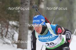 12.02.2011, Fort Kent, United States of America (USA): Kathrin Hitzer (GER), Madshus, Rottefella, Swix, adidas - IBU world cup biathlon, pursuit women, Fort Kent (USA). www.nordicfocus.com. © Manzoni/NordicFocus. Every downloaded picture is fee-liable.