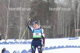 12.02.2011, Fort Kent, United States of America (USA): Sara Studebaker (USA), Rossignol, Rottefella, Exel, adidas  - IBU world cup biathlon, pursuit women, Fort Kent (USA). www.nordicfocus.com. © Manzoni/NordicFocus. Every downloaded picture is fee-liable.
