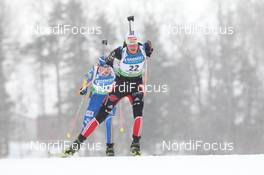 12.02.2011, Fort Kent, United States of America (USA): Tina Bachmann (GER), Fischer, Rottefella, Swix, adidas  - IBU world cup biathlon, pursuit women, Fort Kent (USA). www.nordicfocus.com. © Manzoni/NordicFocus. Every downloaded picture is fee-liable.