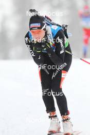 12.02.2011, Fort Kent, United States of America (USA): Selina Gasparin (SUI), Rossignol, Rottefella, Leki, ODLO - IBU world cup biathlon, pursuit women, Fort Kent (USA). www.nordicfocus.com. © Manzoni/NordicFocus. Every downloaded picture is fee-liable.