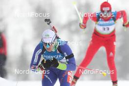 12.02.2011, Fort Kent, United States of America (USA): Andreja Mali (SLO), Fischer, Rottefella, Alpina, Leki - IBU world cup biathlon, pursuit women, Fort Kent (USA). www.nordicfocus.com. © Manzoni/NordicFocus. Every downloaded picture is fee-liable.