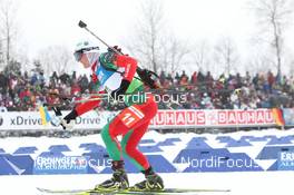 12.02.2011, Fort Kent, United States of America (USA): Liudmila Kalinchik (BLR), Fischer, Rottefella - IBU world cup biathlon, pursuit women, Fort Kent (USA). www.nordicfocus.com. © Manzoni/NordicFocus. Every downloaded picture is fee-liable.