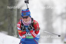 12.02.2011, Fort Kent, United States of America (USA): Ekaterina Glazyrina (RUS), Fischer, Rottefella, Alpina, Swix, adidas - IBU world cup biathlon, pursuit women, Fort Kent (USA). www.nordicfocus.com. © Manzoni/NordicFocus. Every downloaded picture is fee-liable.