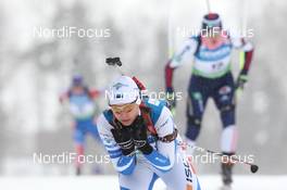 12.02.2011, Fort Kent, United States of America (USA): Eveli Saue (EST), Madshus, Rottefella - IBU world cup biathlon, pursuit women, Fort Kent (USA). www.nordicfocus.com. © Manzoni/NordicFocus. Every downloaded picture is fee-liable.