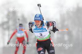 12.02.2011, Fort Kent, United States of America (USA): Magdalena Neuner (GER), Fischer, Rottefella, Exel, adidas - IBU world cup biathlon, pursuit women, Fort Kent (USA). www.nordicfocus.com. © Manzoni/NordicFocus. Every downloaded picture is fee-liable.