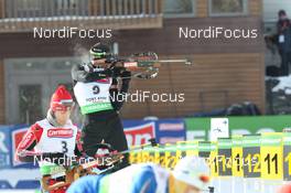 10.02.2011, Fort Kent, United States of America (USA): Christian Stebler (SUI), Rossignol, Rottefella, ODLO - IBU world cup biathlon, sprint men, Fort Kent (USA). www.nordicfocus.com. © Manzoni/NordicFocus. Every downloaded picture is fee-liable.
