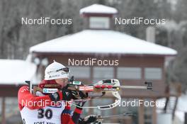 10.02.2011, Fort Kent, United States of America (USA): Henrik l'Abee-Lund (NOR), Fischer, Rottefella, Swix, ODLO - IBU world cup biathlon, sprint men, Fort Kent (USA). www.nordicfocus.com. © Manzoni/NordicFocus. Every downloaded picture is fee-liable.