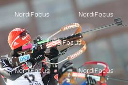 11.02.2011, Fort Kent, United States of America (USA): Andrea Henkel (GER), Fischer, Rottefella, Exel, adidas, Toko - IBU world cup biathlon, sprint women, Fort Kent (USA). www.nordicfocus.com. © Manzoni/NordicFocus. Every downloaded picture is fee-liable.