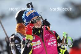 11.02.2011, Fort Kent, United States of America (USA): Sofie Boilley (FRA), Rossignol, Rottefella, OneWay - IBU world cup biathlon, sprint women, Fort Kent (USA). www.nordicfocus.com. © Manzoni/NordicFocus. Every downloaded picture is fee-liable.