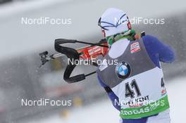 11.02.2011, Fort Kent, United States of America (USA): Teja Gregorin (SLO), Fischer, Rottefella, Alpina, Leki - IBU world cup biathlon, sprint women, Fort Kent (USA). www.nordicfocus.com. © Manzoni/NordicFocus. Every downloaded picture is fee-liable.
