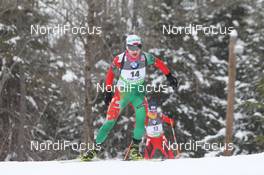 11.02.2011, Fort Kent, United States of America (USA): Darya Domracheva (BLR), Fischer, Rottefella, Swix - IBU world cup biathlon, sprint women, Fort Kent (USA). www.nordicfocus.com. © Manzoni/NordicFocus. Every downloaded picture is fee-liable.