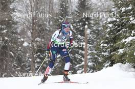 11.02.2011, Fort Kent, United States of America (USA): Sara Studebaker (USA), Rossignol, Rottefella, Exel, adidas  - IBU world cup biathlon, sprint women, Fort Kent (USA). www.nordicfocus.com. © Manzoni/NordicFocus. Every downloaded picture is fee-liable.