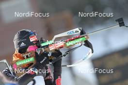 11.02.2011, Fort Kent, United States of America (USA): Tina Bachmann (GER), Fischer, Rottefella, Swix, adidas  - IBU world cup biathlon, sprint women, Fort Kent (USA). www.nordicfocus.com. © Manzoni/NordicFocus. Every downloaded picture is fee-liable.