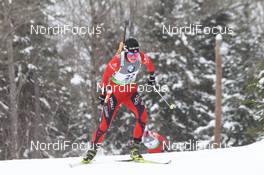 11.02.2011, Fort Kent, United States of America (USA): Tora Berger (NOR), Fischer, Rottefella, Odlo - IBU world cup biathlon, sprint women, Fort Kent (USA). www.nordicfocus.com. © Manzoni/NordicFocus. Every downloaded picture is fee-liable.