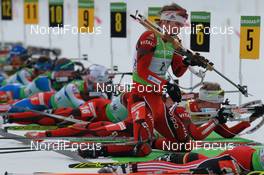 20.03.2011, Holmenkollen, Norway (NOR): Emil Hegle Svendsen (NOR), Madshus, Rottefella, Swix, Odlo - IBU world cup biathlon, mass men, Holmenkollen (NOR). www.nordicfocus.com. © Manzoni/NordicFocus. Every downloaded picture is fee-liable.