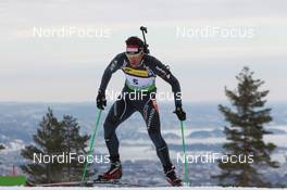 17.03.2011, Holmenkollen, Norway (NOR): Simon Hallenbarter (SUI), Madshus, Rottefella, KV+, ODLO - IBU world cup biathlon, sprint men, Holmenkollen (NOR). www.nordicfocus.com. © Manzoni/NordicFocus. Every downloaded picture is fee-liable.