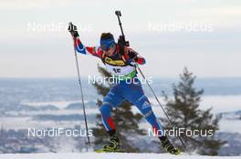 17.03.2011, Holmenkollen, Norway (NOR): Evgeny Ustyugov (RUS), Fischer, Rottefella, Swix, adidas - IBU world cup biathlon, sprint men, Holmenkollen (NOR). www.nordicfocus.com. © Manzoni/NordicFocus. Every downloaded picture is fee-liable.