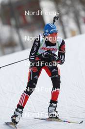 17.03.2011, Holmenkollen, Norway (NOR): Kathrin Hitzer (GER), Salomon, Swix, adidas - IBU world cup biathlon, sprint women, Holmenkollen (NOR). www.nordicfocus.com. © Manzoni/NordicFocus. Every downloaded picture is fee-liable.
