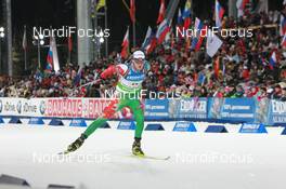 11.03.2011, Khanty-Mansiysk, Russia (RUS): Vladimir Alenishko (BLR) - IBU world championships biathlon, relay men, Khanty-Mansiysk (RUS). www.nordicfocus.com. © Manzoni/NordicFocus. Every downloaded picture is fee-liable.