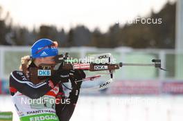 03.03.2011, Khanty-Mansiysk, Russia (RUS): Magdalena Neuner (GER), Fischer, Rottefella, Exel, adidas - IBU world championships biathlon, relay mixed, Khanty-Mansiysk (RUS). www.nordicfocus.com. © Manzoni/NordicFocus. Every downloaded picture is fee-liable.