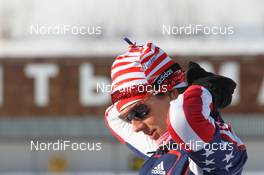 02.03.2011, Khanty-Mansiysk, Russia (RUS): Sara Studebaker (USA), Rossignol, Rottefella, Exel, adidas  - IBU world championships biathlon, training, Khanty-Mansiysk (RUS). www.nordicfocus.com. © Manzoni/NordicFocus. Every downloaded picture is fee-liable.