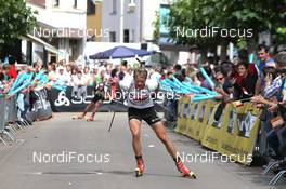 07.08.2011, Puettlingen, Germany (GER):  Tarjei Boe (NOR), Fischer, Rottefella, Swix, ODLO  - 7th ODLO City Biathlon, Puettlingen (GER). www.nordicfocus.com. © Manzoni/NordicFocus. Every downloaded picture is fee-liable.