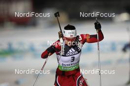 01.12.2011, Oestersund, Sweden (SWE): Synnoeve Solemdal (NOR), Madshus, Rottefella, Swix, ODLO - IBU world cup biathlon, individual women, Oestersund (SWE). www.nordicfocus.com. © Manzoni/NordicFocus. Every downloaded picture is fee-liable.