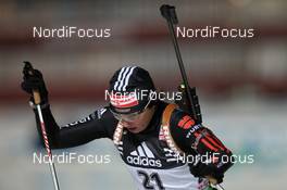 01.12.2011, Oestersund, Sweden (SWE): Andrea Henkel (GER), Fischer, Rottefella, Swix, adidas, Toko - IBU world cup biathlon, individual women, Oestersund (SWE). www.nordicfocus.com. © Manzoni/NordicFocus. Every downloaded picture is fee-liable.
