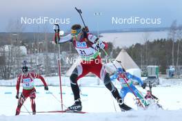 04.12.2011, Oestersund, Sweden (SWE): Christoph Sumann (AUT), Atomic, Leki  - IBU world cup biathlon, pursuit men, Oestersund (SWE). www.nordicfocus.com. © Manzoni/NordicFocus. Every downloaded picture is fee-liable.