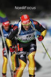 02.12.2011, Oestersund, Sweden (SWE): Arnd Peiffer (GER), Fischer, Salomon, Swix, adidas - IBU world cup biathlon, sprint men, Oestersund (SWE). www.nordicfocus.com. © Manzoni/NordicFocus. Every downloaded picture is fee-liable.