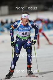 02.12.2011, Oestersund, Sweden (SWE): Lowell Bailey (USA), Rossignol, Rottefella, One Way - IBU world cup biathlon, sprint men, Oestersund (SWE). www.nordicfocus.com. © Manzoni/NordicFocus. Every downloaded picture is fee-liable.