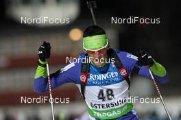 02.12.2011, Oestersund, Sweden (SWE): Jakov Fak (SLO), Fischer, Rottefella, Alpina, Swix - IBU world cup biathlon, sprint men, Oestersund (SWE). www.nordicfocus.com. © Manzoni/NordicFocus. Every downloaded picture is fee-liable.