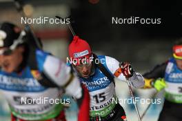 02.12.2011, Oestersund, Sweden (SWE): Scott Perras (CAN), Madshus, Rottefella, Alpina, Swix - IBU world cup biathlon, sprint men, Oestersund (SWE). www.nordicfocus.com. © Manzoni/NordicFocus. Every downloaded picture is fee-liable.