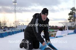 02.12.2011, Oestersund, Sweden (SWE): Comp Feature: preparation of track and penalty loop - IBU world cup biathlon, training, Oestersund (SWE). www.nordicfocus.com. © Manzoni/NordicFocus. Every downloaded picture is fee-liable.