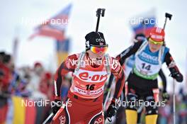 10.12.2011, Hochfilzen, Austria (AUT): Tora Berger (NOR), Fischer, Rottefella, Odlo - IBU world cup biathlon, pursuit women, Hochfilzen (AUT). www.nordicfocus.com. © Felgenhauer/NordicFocus. Every downloaded picture is fee-liable.
