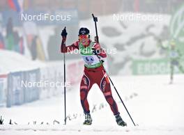 11.12.2011, Hochfilzen, Austria (AUT): Tora Berger (NOR), Fischer, Rottefella, Odlo  - IBU world cup biathlon, relay women, Hochfilzen (AUT). www.nordicfocus.com. © Felgenhauer/NordicFocus. Every downloaded picture is fee-liable.