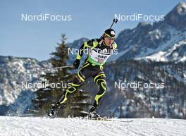09.12.2011, Hochfilzen, Austria (AUT): Lois Habert (FRA), Salomon, Swix, OneWay  - IBU world cup biathlon, sprint men, Hochfilzen (AUT). www.nordicfocus.com. © Felgenhauer/NordicFocus. Every downloaded picture is fee-liable.