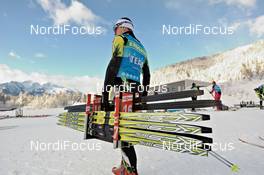08.12.2011, Hochfilzen, Austria (AUT): Fischer skis ready for ski tests - IBU world cup biathlon, training, Hochfilzen (AUT). www.nordicfocus.com. © Felgenhauer/NordicFocus. Every downloaded picture is fee-liable.