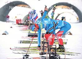 08.12.2011, Hochfilzen, Austria (AUT): russian athletes start ski tests - IBU world cup biathlon, training, Hochfilzen (AUT). www.nordicfocus.com. © Felgenhauer/NordicFocus. Every downloaded picture is fee-liable.