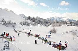 08.12.2011, Hochfilzen, Austria (AUT): ski test area in Hochfilzen - IBU world cup biathlon, training, Hochfilzen (AUT). www.nordicfocus.com. © Felgenhauer/NordicFocus. Every downloaded picture is fee-liable.